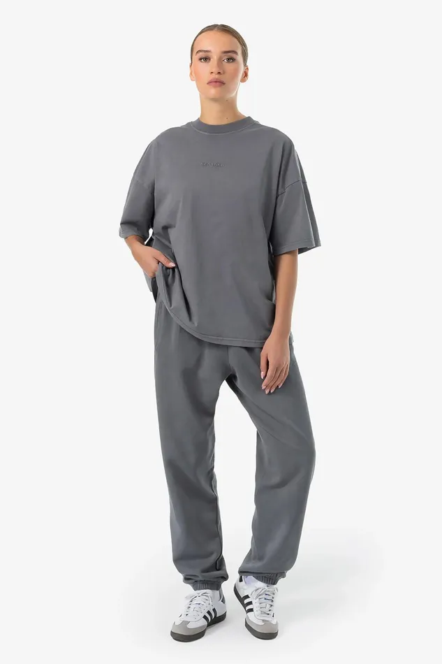Women Pegador Tees Bracy Heavy Oversized Tee Vintage Grey Grey Women Pegador Tees Bracy Heavy Oversized Tee Vintage Grey Grey