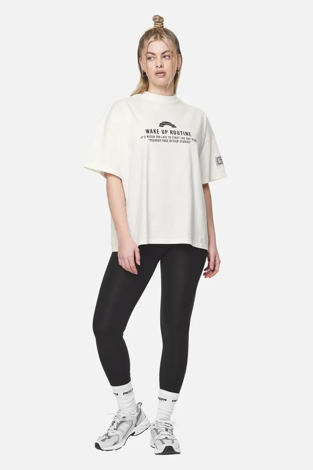 Women Pegador Tees Idalia Heavy Oversized TeeWashed Coconut Milk Women Pegador Tees Idalia Heavy Oversized TeeWashed Coconut Milk