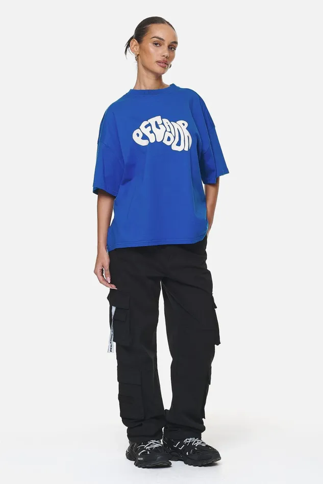Women Pegador Tees Paluma Heavy Oversized TeeWashed True Blue