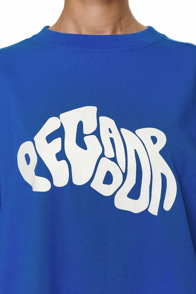 Women Pegador Tees Paluma Heavy Oversized TeeWashed True Blue