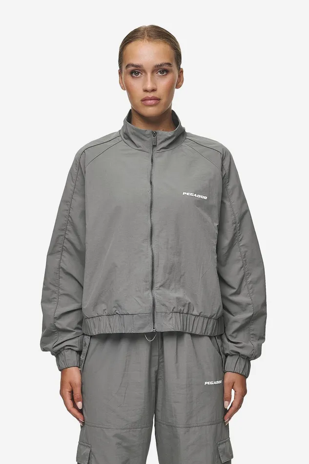 Women Pegador Track Jackets Jella Trackjacket Deep Grey