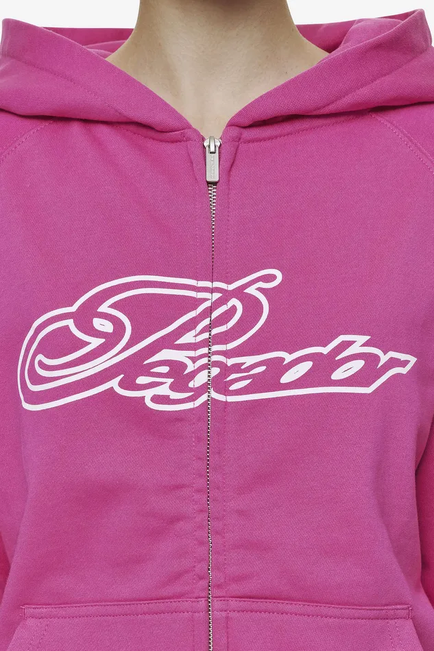 Women Pegador Zip Hoodies Anna Oversized Sweat Jacket Washed Digital Pink Women Pegador Zip Hoodies Anna Oversized Sweat Jacket Washed Digital Pink