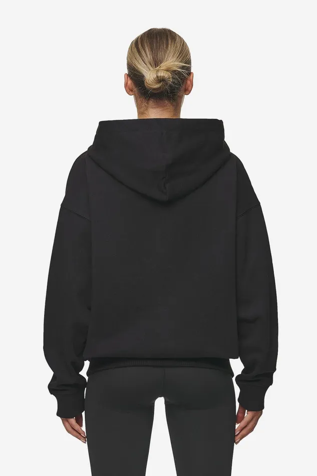 Women Pegador Zip Hoodies Clarita Oversized Sweat Jacket Black White Gum Women Pegador Zip Hoodies Clarita Oversized Sweat Jacket Black White Gum