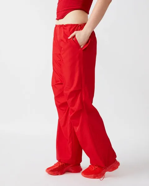 Women PIA PARACHUTE PANT RED Red Steve Madden Bottoms Women PIA PARACHUTE PANT RED Red Steve Madden Bottoms