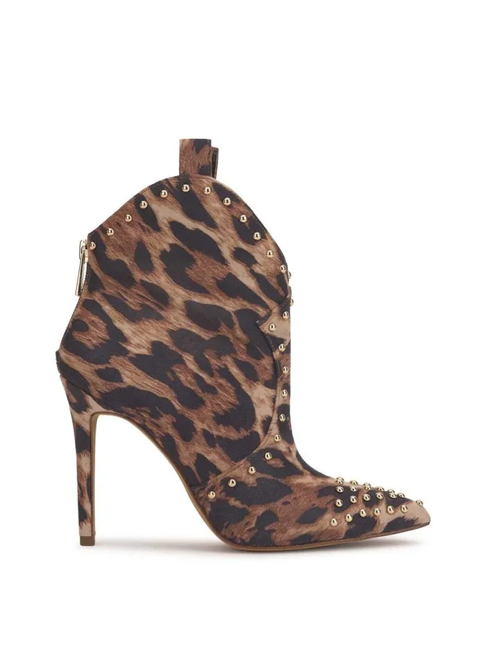 Women Pixillez Studded Bootie In Leopard Jessica Simpson Boots and Booties