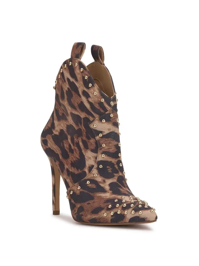 Women Pixillez Studded Bootie In Leopard Jessica Simpson Boots and Booties
