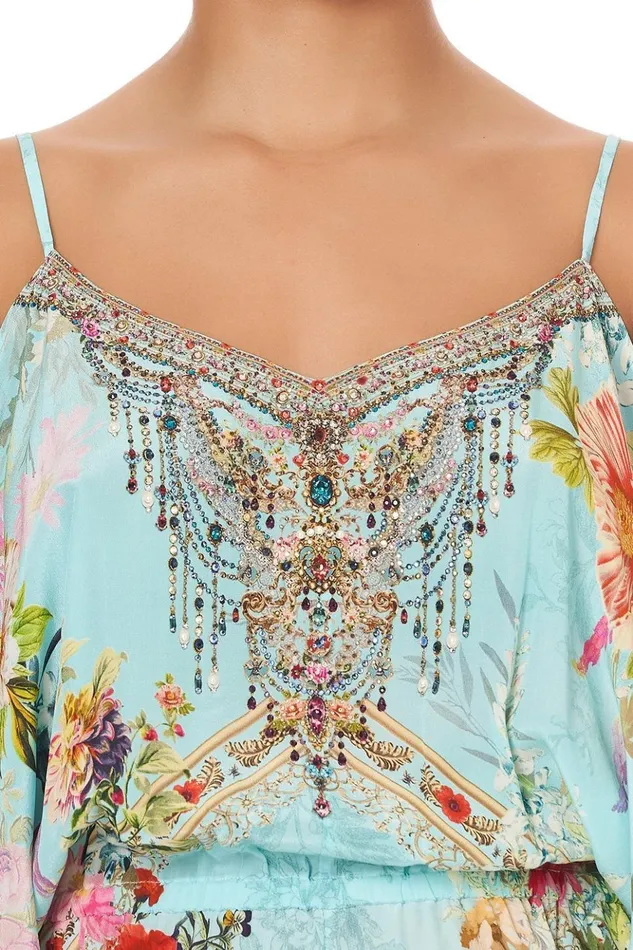 Women Playsuits and Jumpsuits Camilla Drop Shoulder Playsuit A Royal Stitch Up