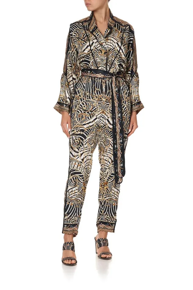 Women Playsuits and Jumpsuits Camilla Zip Front Panel Jumpsuit Night Waiting For Day