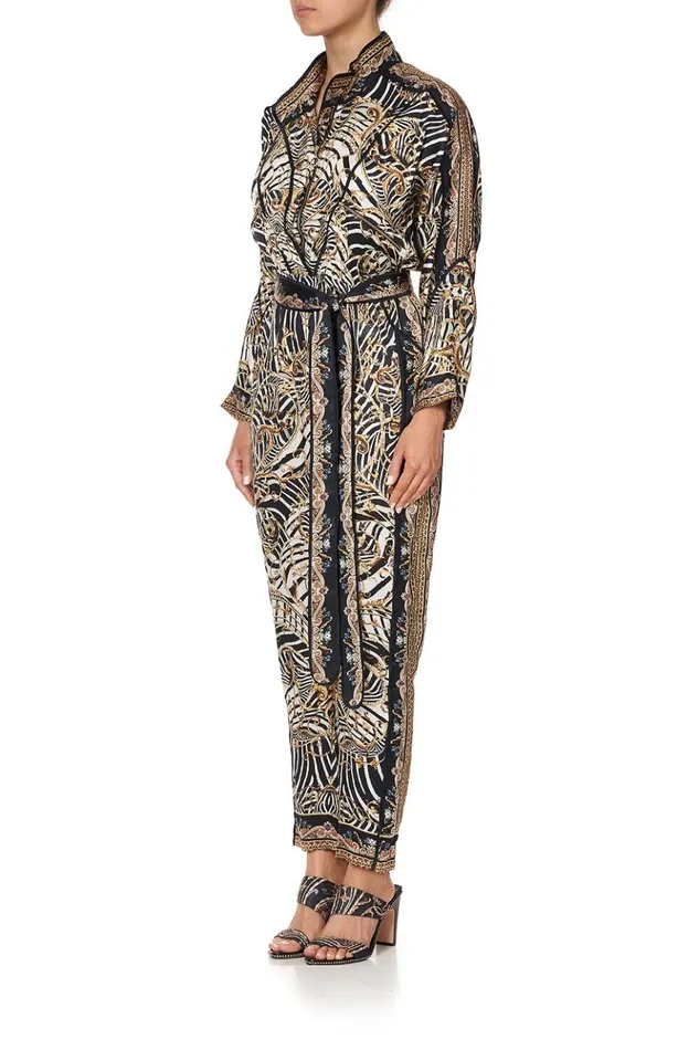 Women Playsuits and Jumpsuits Camilla Zip Front Panel Jumpsuit Night Waiting For Day