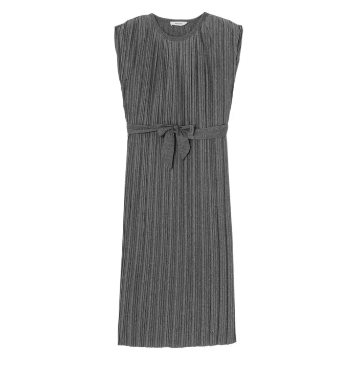 Women Pleat Jersey Dress 8211 Dark Grey Promod Dresses Women Pleat Jersey Dress 8211 Dark Grey Promod Dresses