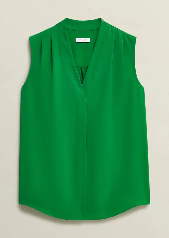 Women Poppy Blouse Lush Green Hobbs Tops