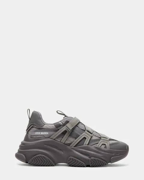 Women POSSIBLE GREY Grey Steve Madden Sneakers