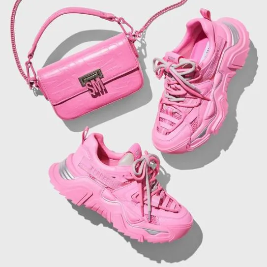 Women POWER PINK Pink Steve Madden Sneakers Women POWER PINK Pink Steve Madden Sneakers