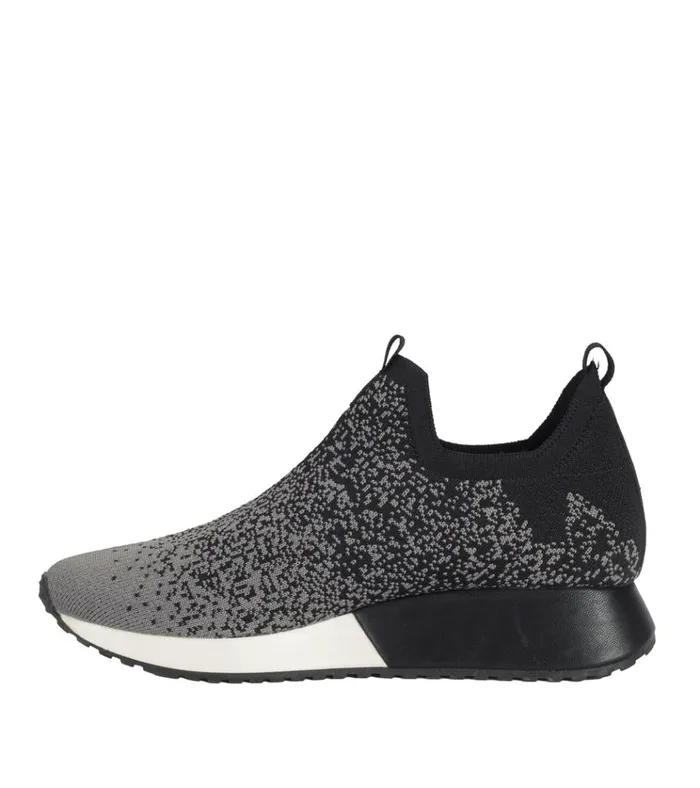 Women Pringer Slip On Sneaker Dark Greyblack Baretraps Sneakers