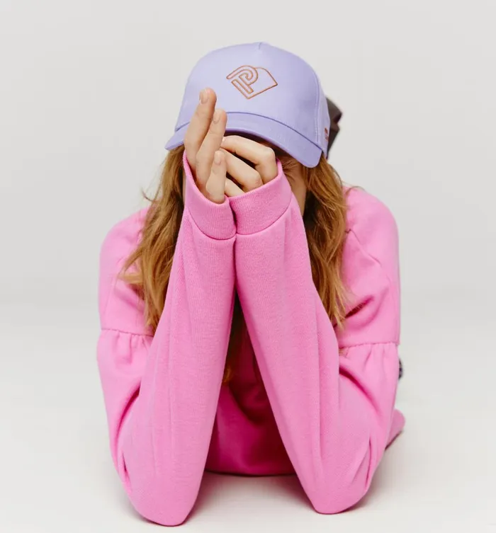 Women Promod Logo Baseball Cap 8211 Lilac Promod Hats