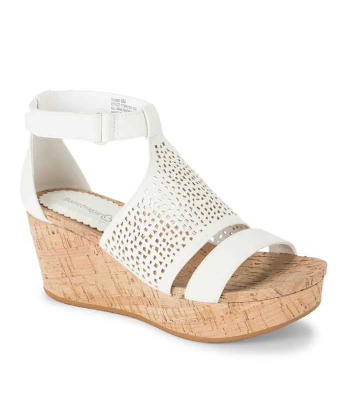 Women Raisie Wedge Sandal Cream Baretraps Wedge Sandals