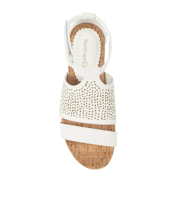 Women Raisie Wedge Sandal Cream Baretraps Wedge Sandals