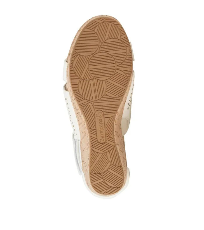 Women Raisie Wedge Sandal Cream Baretraps Wedge Sandals