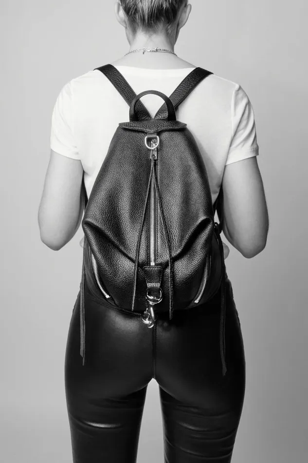 Women Rebecca Minkoff Backpacks Julian Backpack Blackblack Shellac Women Rebecca Minkoff Backpacks Julian Backpack Blackblack Shellac