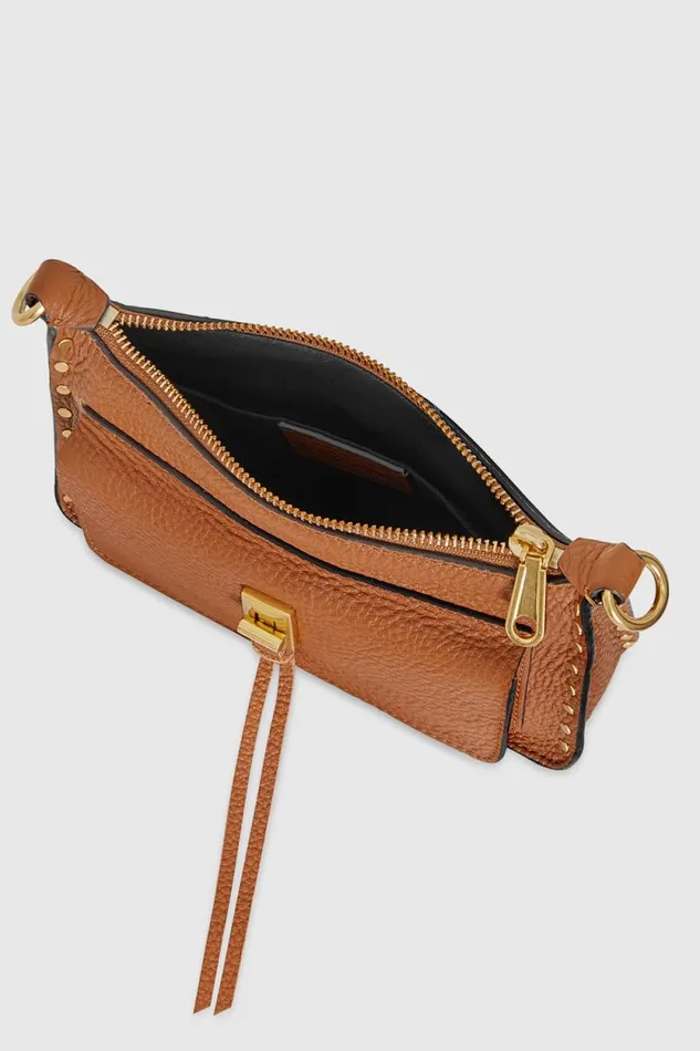Women Rebecca Minkoff Crossbody Bags Darren Mini Top Zip Crossbody Caramello Women Rebecca Minkoff Crossbody Bags Darren Mini Top Zip Crossbody Caramello