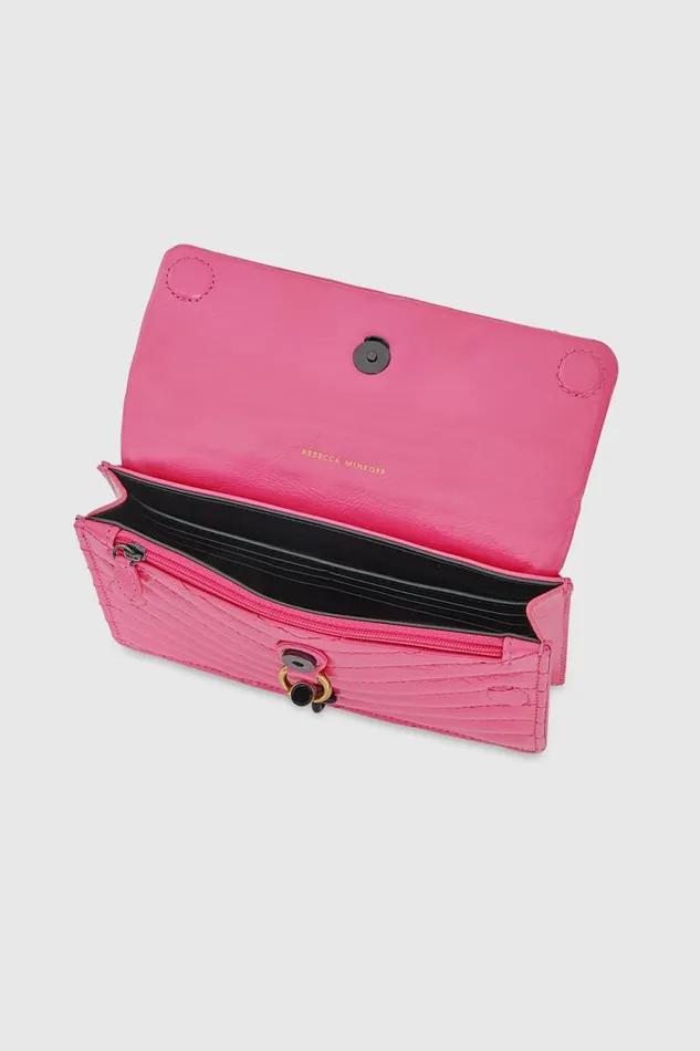 Women Rebecca Minkoff Crossbody Bags Edie Mini Crossbody On A Chain Hot Pink Women Rebecca Minkoff Crossbody Bags Edie Mini Crossbody On A Chain Hot Pink