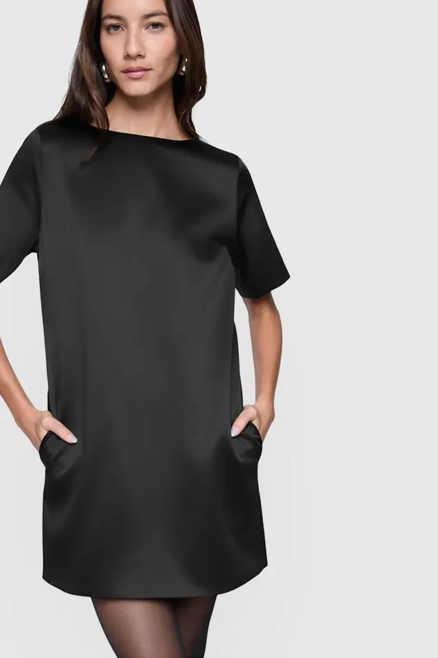 Women Rebecca Minkoff Dresses Iggy TShirt Dress True Black Women Rebecca Minkoff Dresses Iggy TShirt Dress True Black