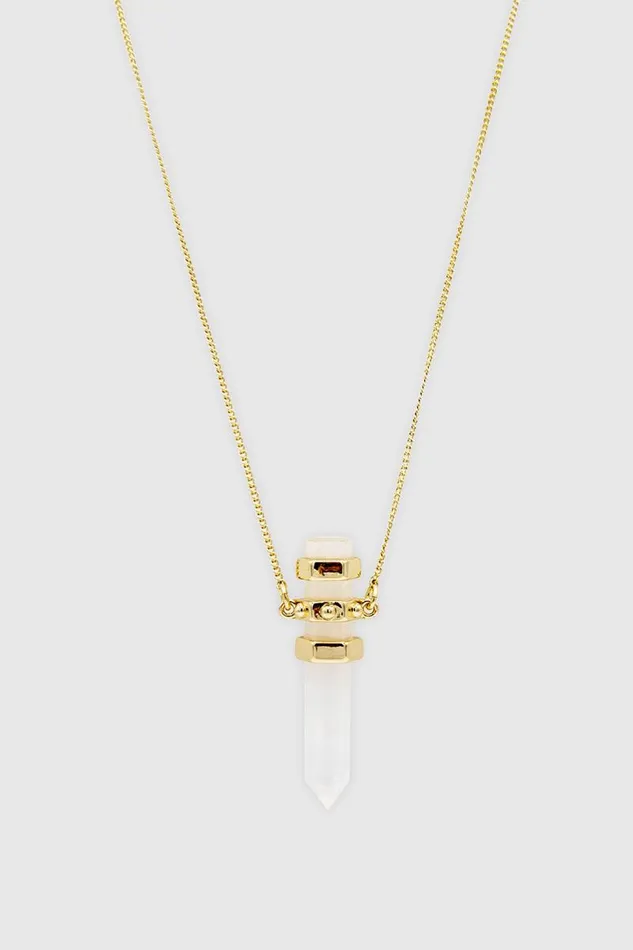 Women Rebecca Minkoff Jewelry Quartz Pendant Necklace
