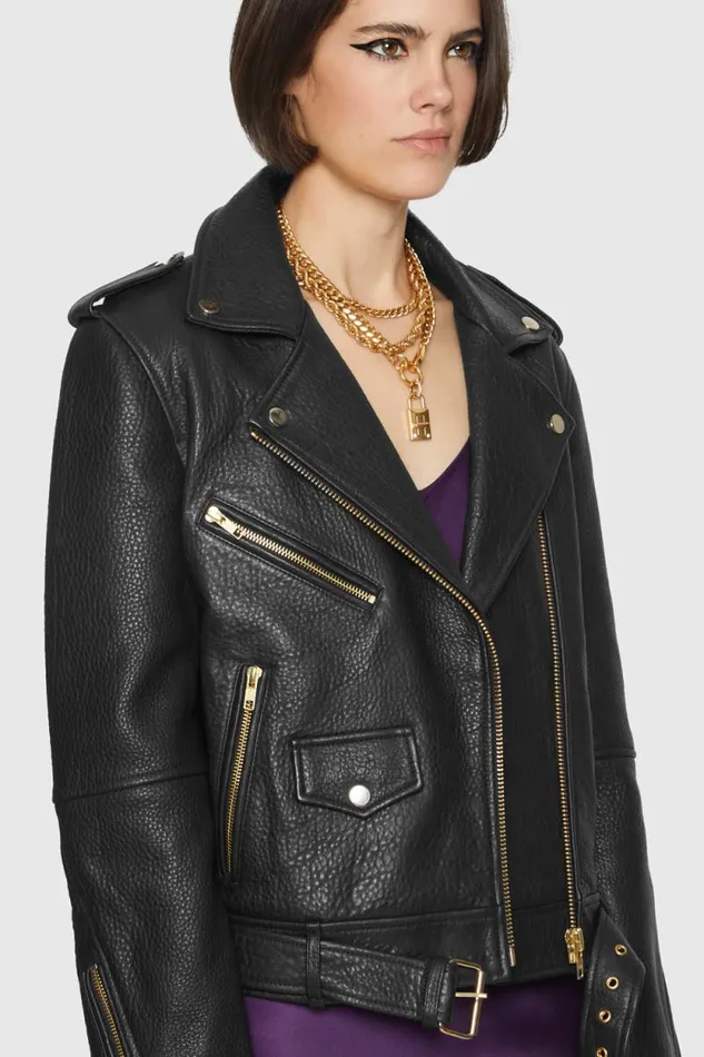 Women Rebecca Minkoff Leather Jett Moto Black Women Rebecca Minkoff Leather Jett Moto Black