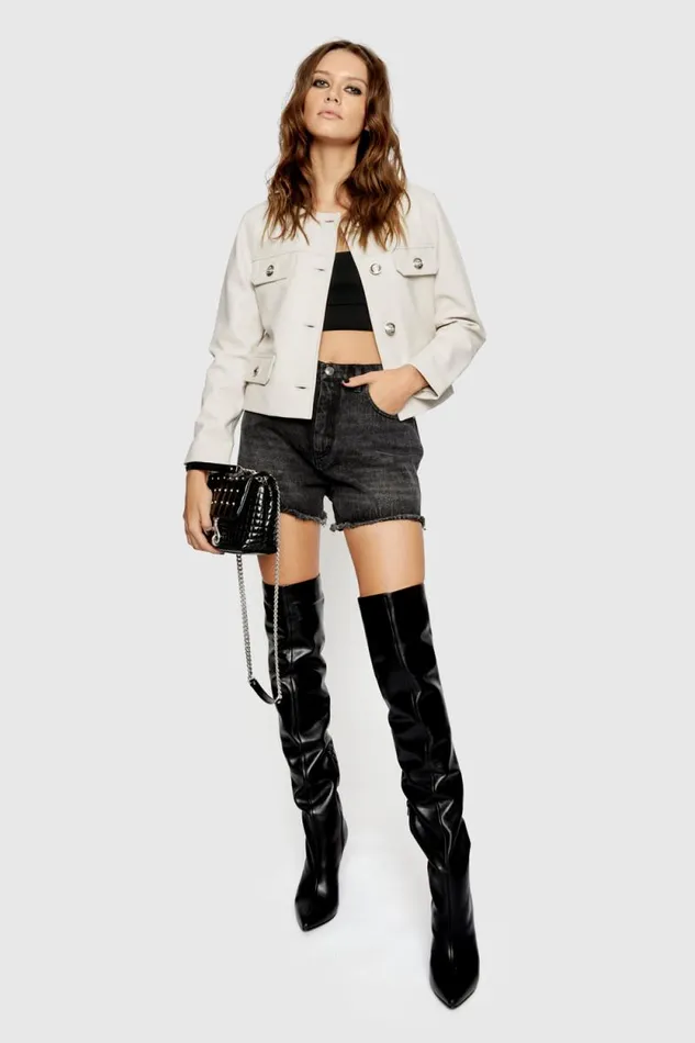 Women Rebecca Minkoff Outerwear Taryn Jacket White Women Rebecca Minkoff Outerwear Taryn Jacket White