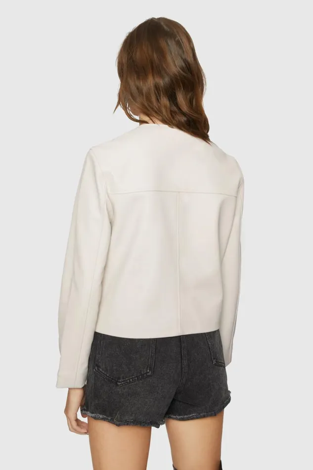 Women Rebecca Minkoff Outerwear Taryn Jacket White Women Rebecca Minkoff Outerwear Taryn Jacket White
