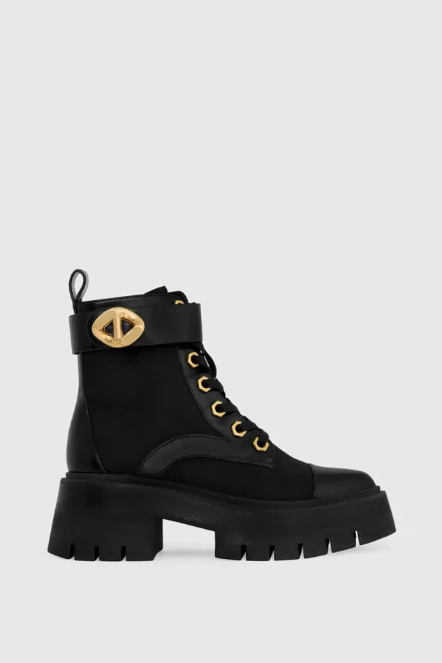 Women Rebecca Minkoff Shoes G Combat Boot Black