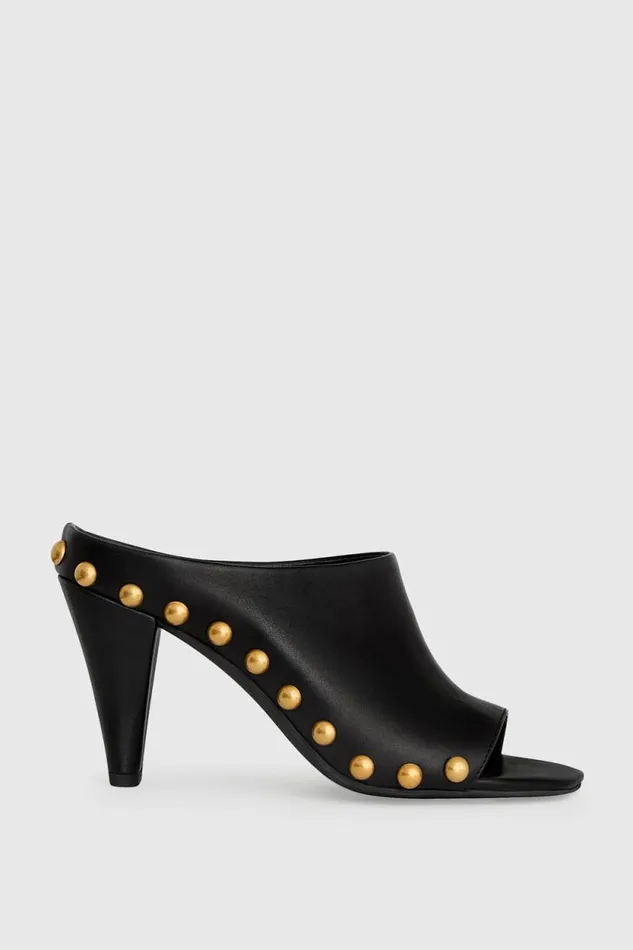 Women Rebecca Minkoff Shoes Milan Stud Mule Black