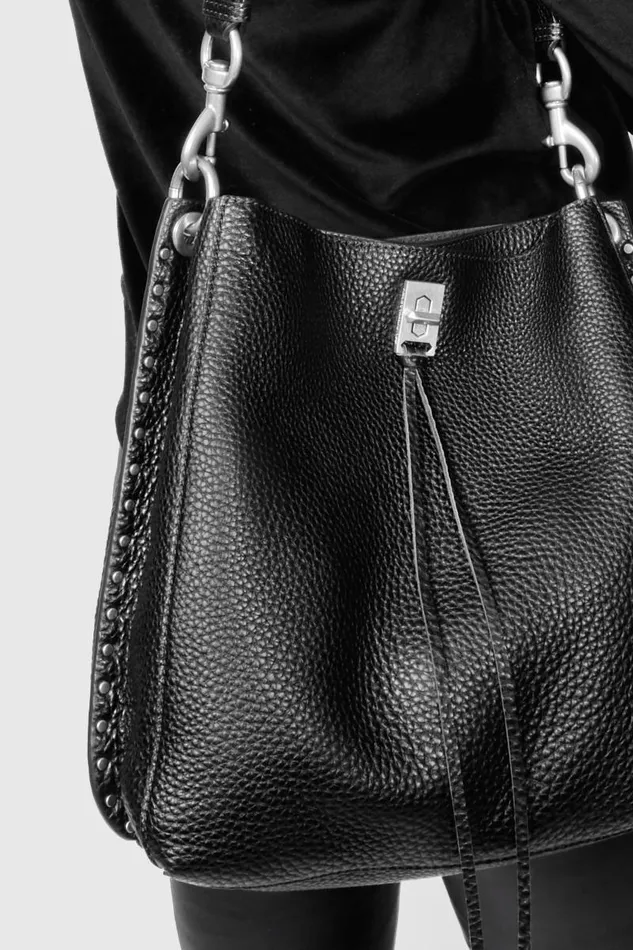 Women Rebecca Minkoff Shoulder Bags Darren Shoulder Bag Blackantique Brass Women Rebecca Minkoff Shoulder Bags Darren Shoulder Bag Blackantique Brass