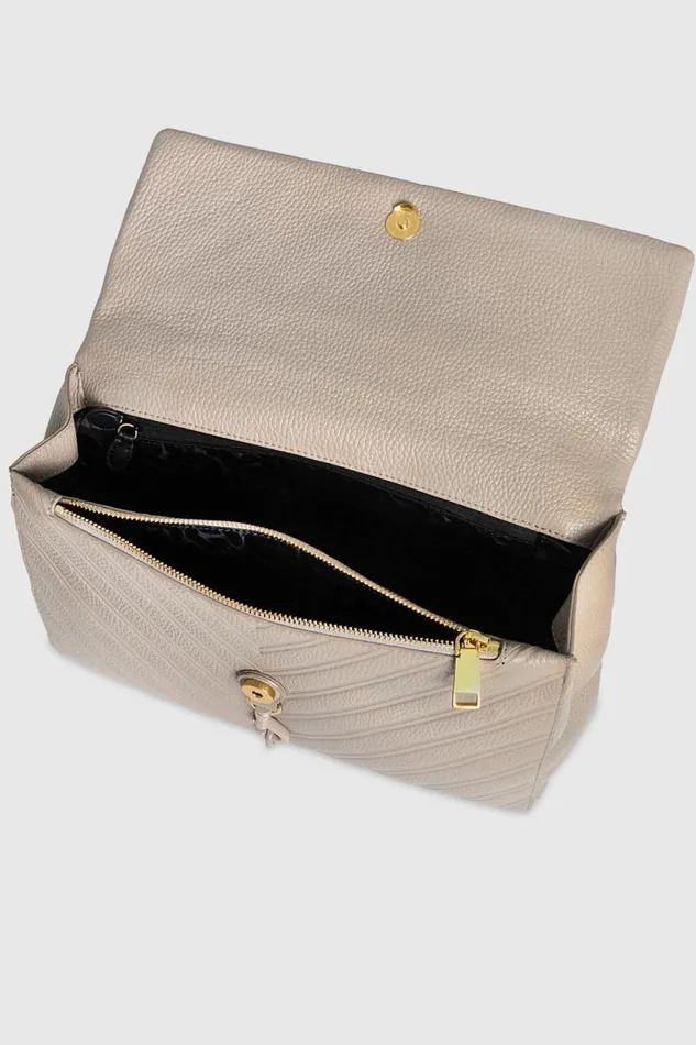 Women Rebecca Minkoff Shoulder Bags Edie Embossed Large Shoulder Oyster Women Rebecca Minkoff Shoulder Bags Edie Embossed Large Shoulder Oyster