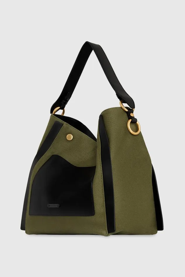 Women Rebecca Minkoff Shoulder Bags MAB Surplus Hobo Verde Women Rebecca Minkoff Shoulder Bags MAB Surplus Hobo Verde