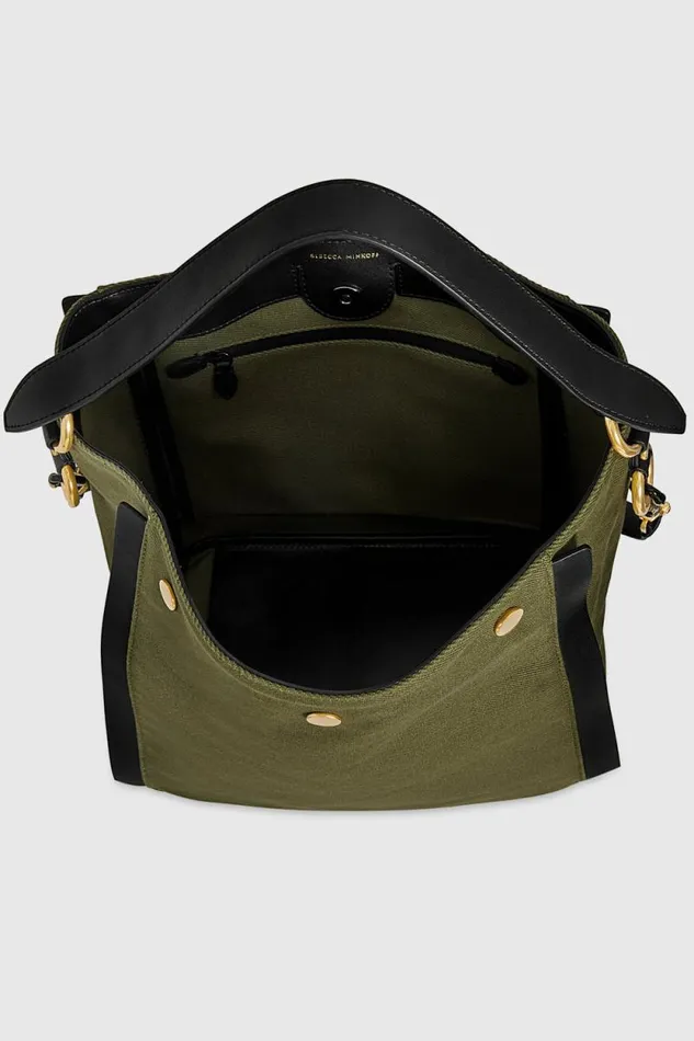 Women Rebecca Minkoff Shoulder Bags MAB Surplus Hobo Verde Women Rebecca Minkoff Shoulder Bags MAB Surplus Hobo Verde