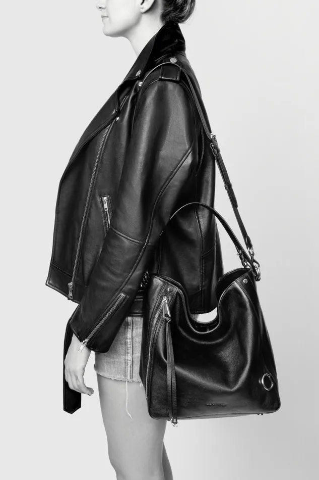 Women Rebecca Minkoff Shoulder Bags MAB Surplus Hobo Verde Women Rebecca Minkoff Shoulder Bags MAB Surplus Hobo Verde