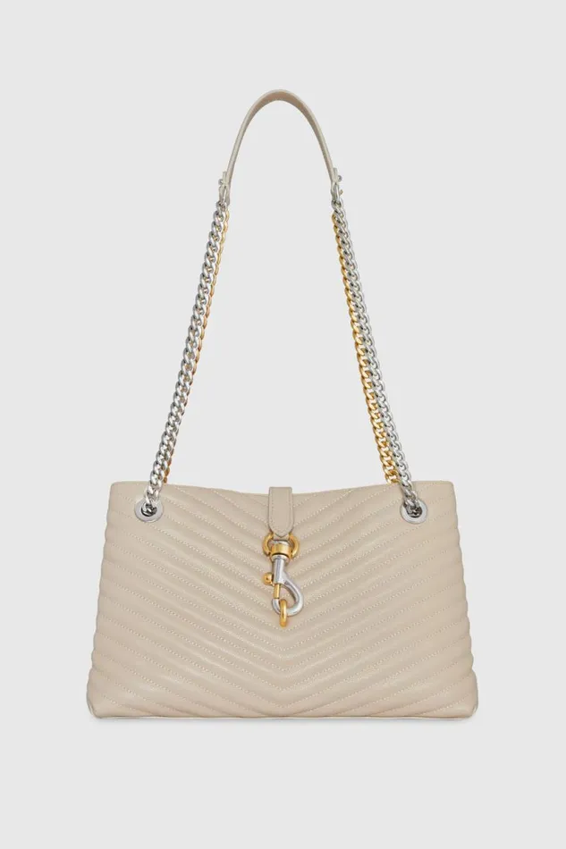 Women Rebecca Minkoff Tote Bags Edie Medium Tote Stone