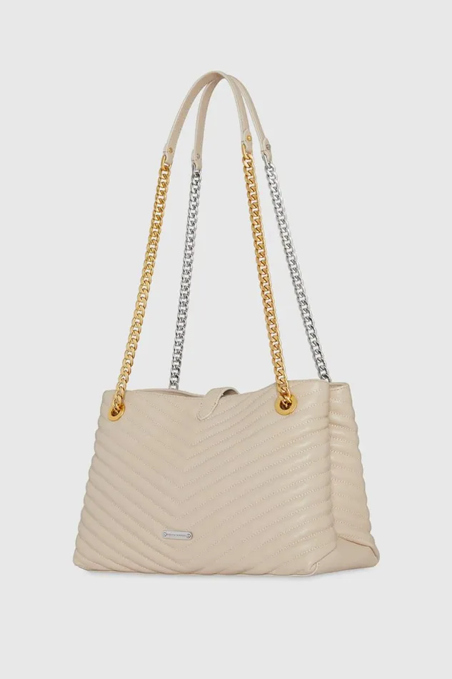 Women Rebecca Minkoff Tote Bags Edie Medium Tote Stone Women Rebecca Minkoff Tote Bags Edie Medium Tote Stone