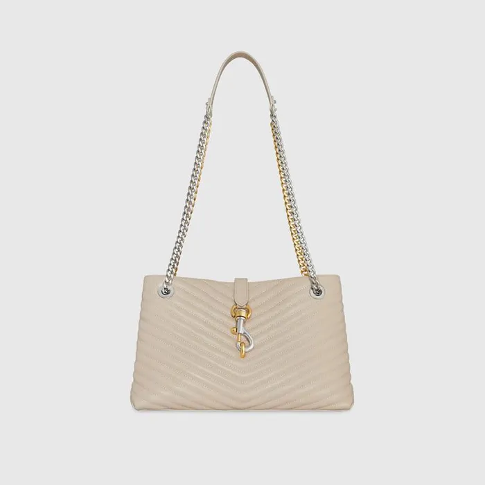 Women Rebecca Minkoff Tote Bags Edie Medium Tote Stone Women Rebecca Minkoff Tote Bags Edie Medium Tote Stone