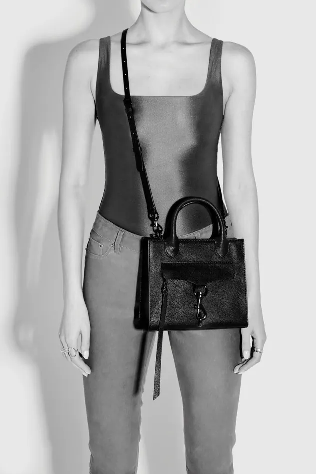 Women Rebecca Minkoff Tote Bags Megan Mini Tote Port Women Rebecca Minkoff Tote Bags Megan Mini Tote Port