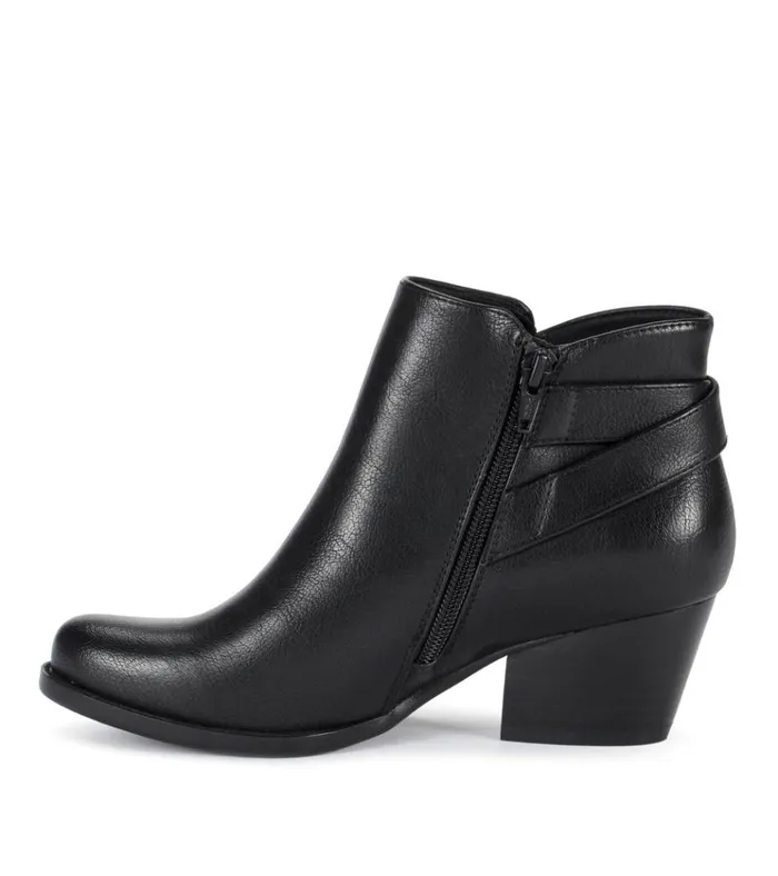 Women Reggie Block Heel Bootie Black Baretraps Booties