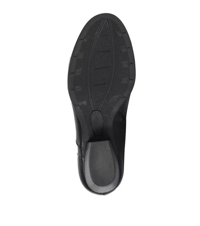Women Reggie Block Heel Bootie Black Baretraps Booties
