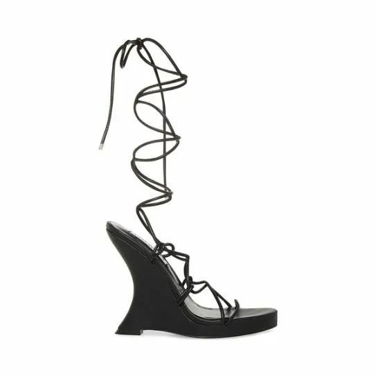 Women REZY BLACK Black Steve Madden Heels