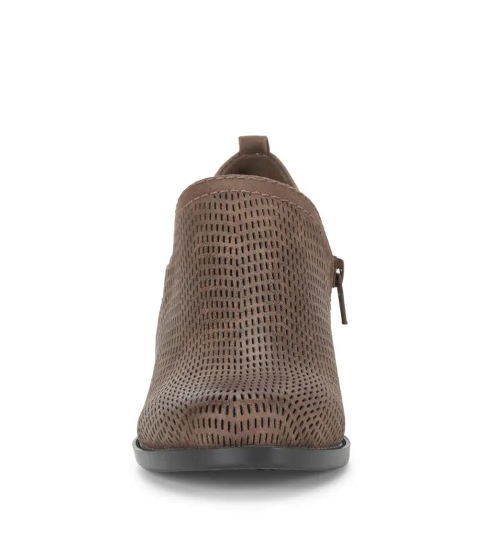Women Ridgely Block Heel Bootie Dark Taupe Baretraps Booties