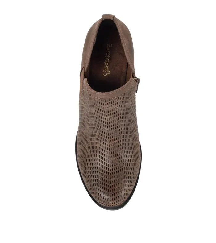 Women Ridgely Block Heel Bootie Dark Taupe Baretraps Booties