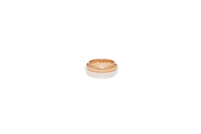 Women Rings Gabriela Hearst Vitreous Green Enamel and 18K Gold Ring