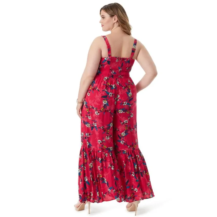 Women Ronan Jumpsuit In Flora Mimic Jessica Simpson Jumpsuits and Rompers