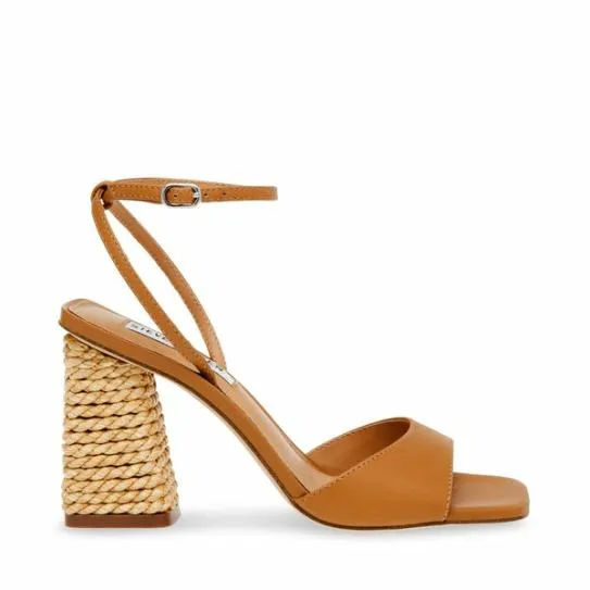 Women ROZLYN TAN LEATHER Tan Leather Steve Madden Heels
