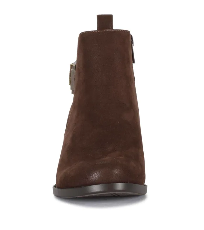 Women Rudy Block Heel Bootie Medium Brown Baretraps Booties